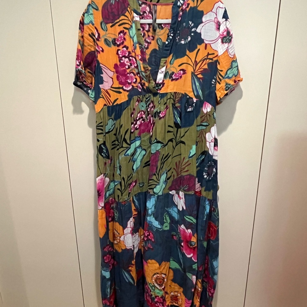Anthropologie Multicolor Floral Dress